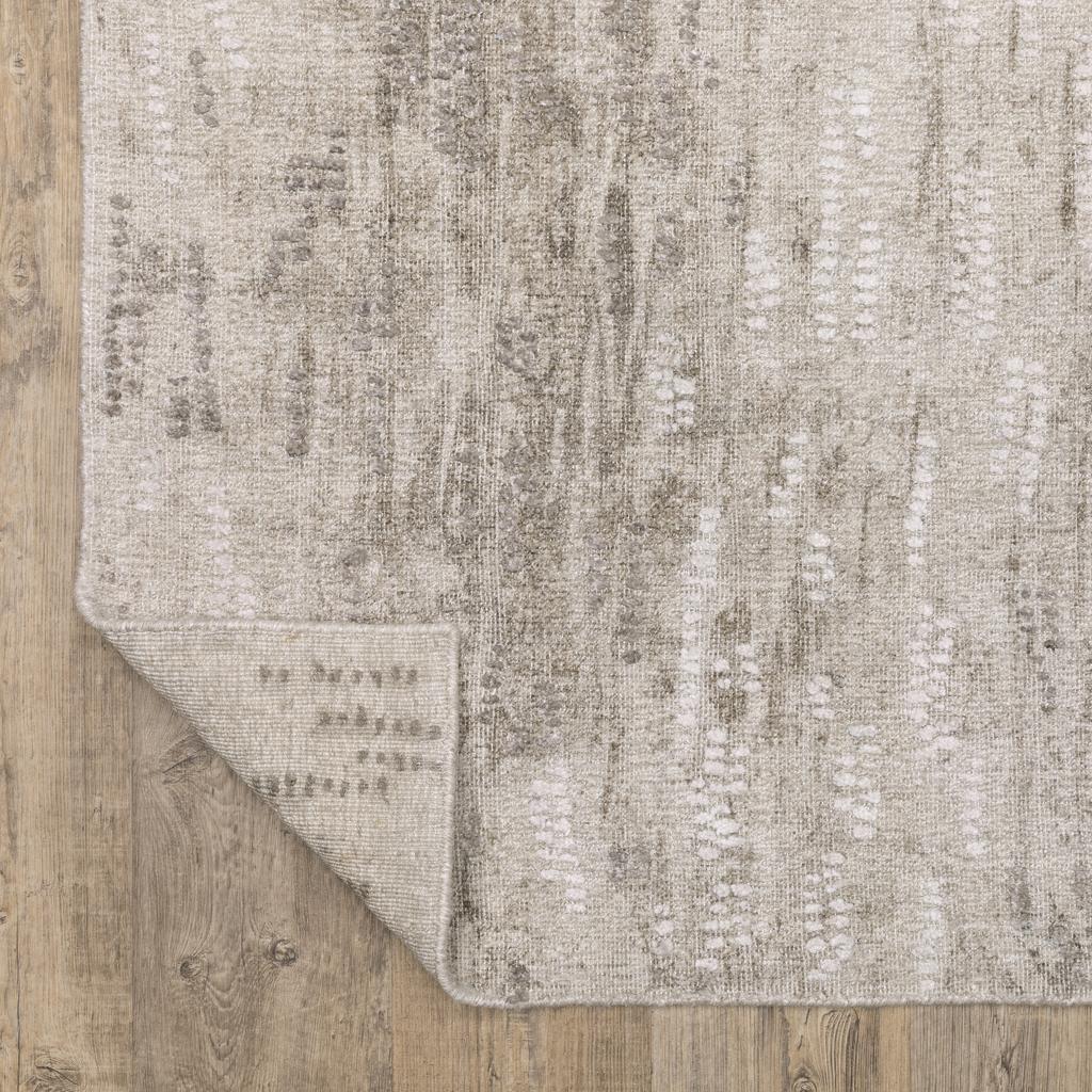 Oriental Weavers Clarke CLA08 Beige Rectangle Indoor Runner Distressed Pattern-
