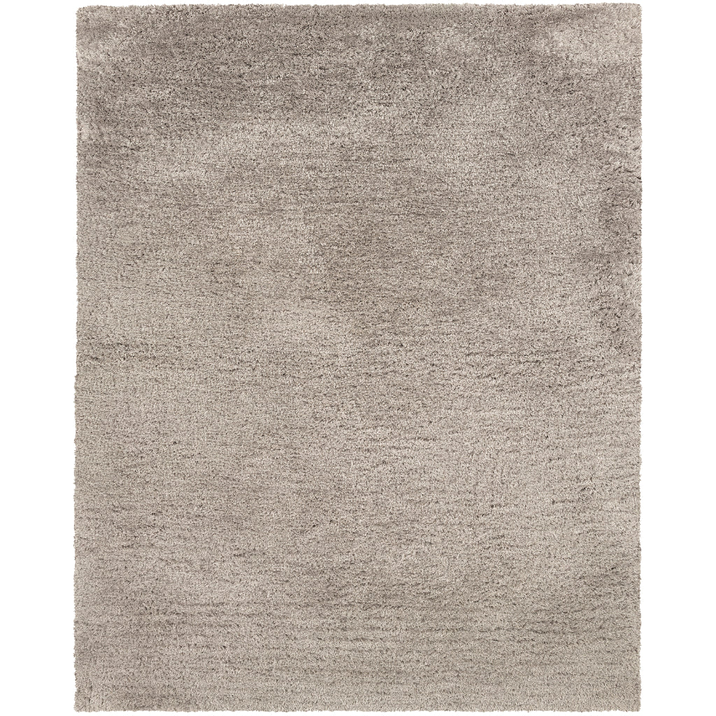 Oriental Weavers Cosmo 81109 Silver Rectangle Indoor Area Rug - Comfortable Stain Resistant Hand Tufted Shag Rug