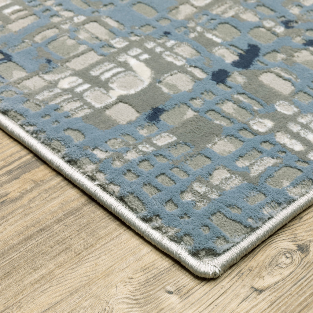 Oriental Weavers Easton 011E3 Multicolor Rectangle Indoor Runner - Trendy Stain Resistant Abstract Rug