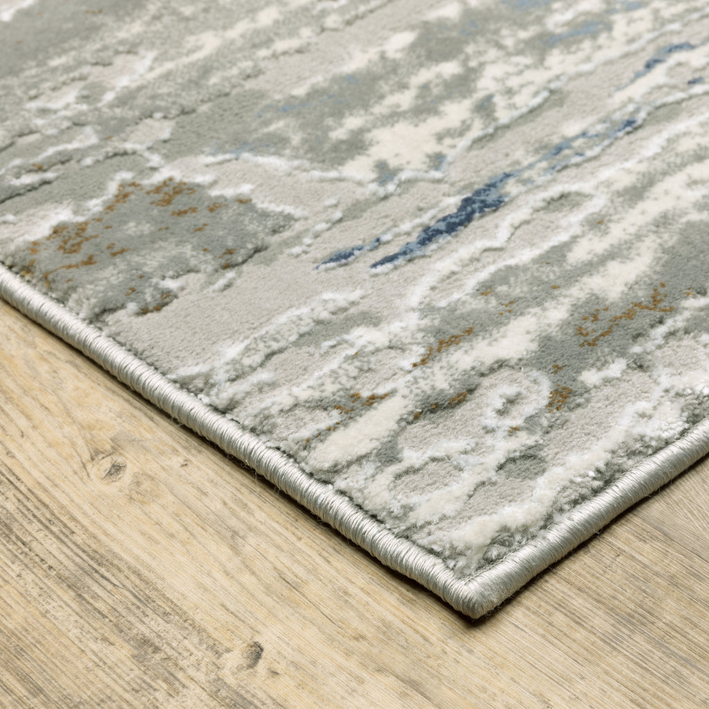 Oriental Weavers Easton 012E3 Multicolor Rectangle Indoor Runner - Trendy Stain Resistant Abstract Rug