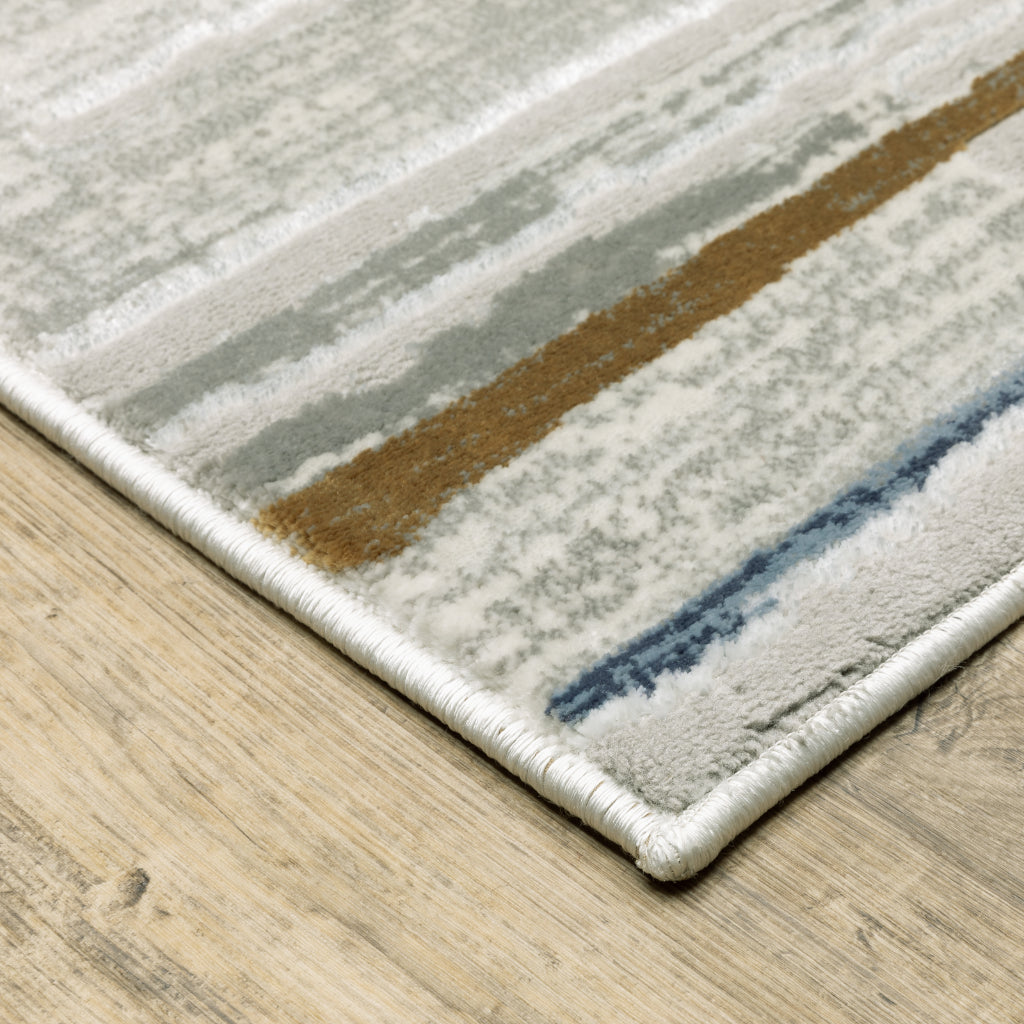 Oriental Weavers Easton 4514E Multicolor Rectangle Indoor Runner - Trendy Stain Resistant Abstract Rug