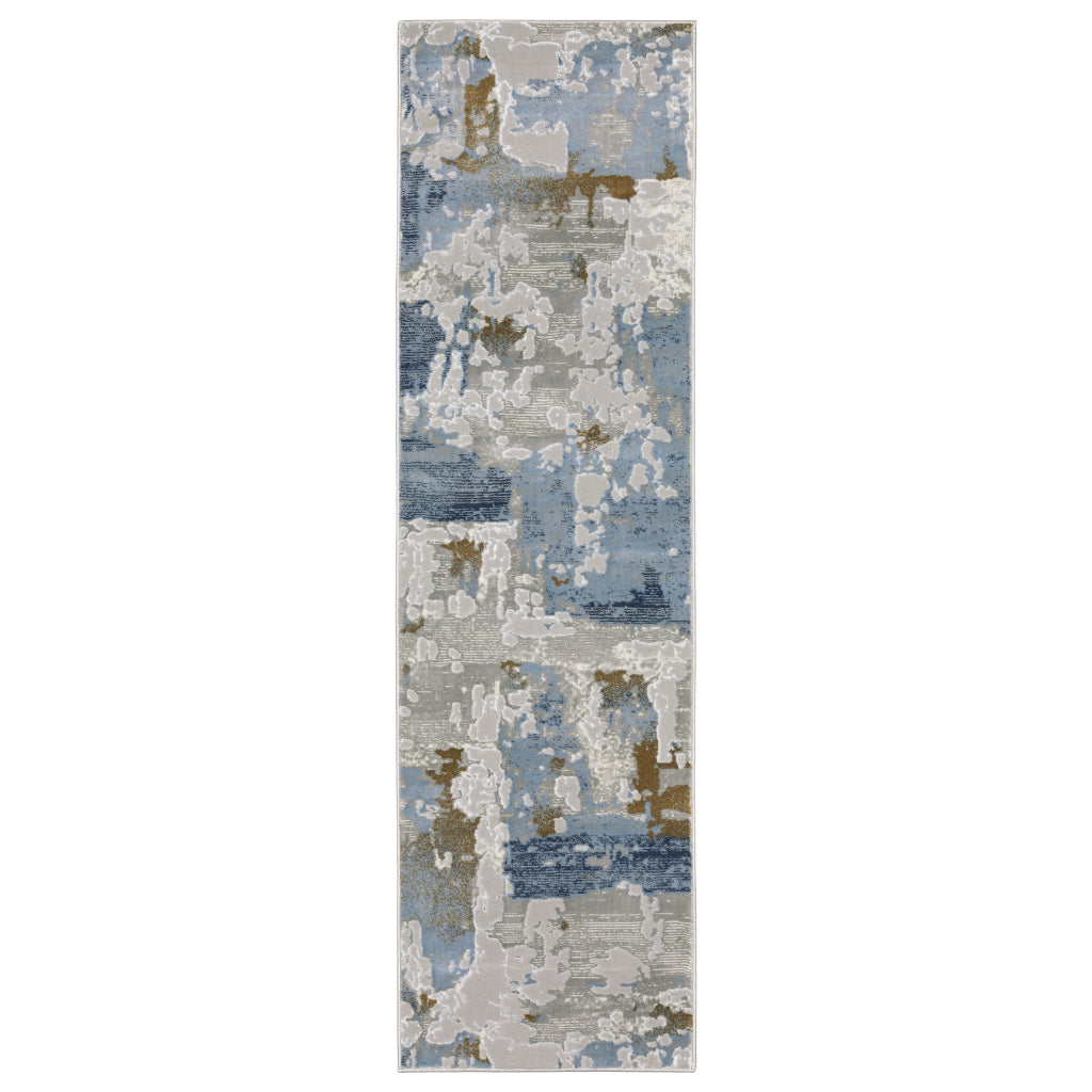 Oriental Weavers Easton 4518X Multicolor Rectangle Indoor Runner - Trendy Stain Resistant Abstract Rug