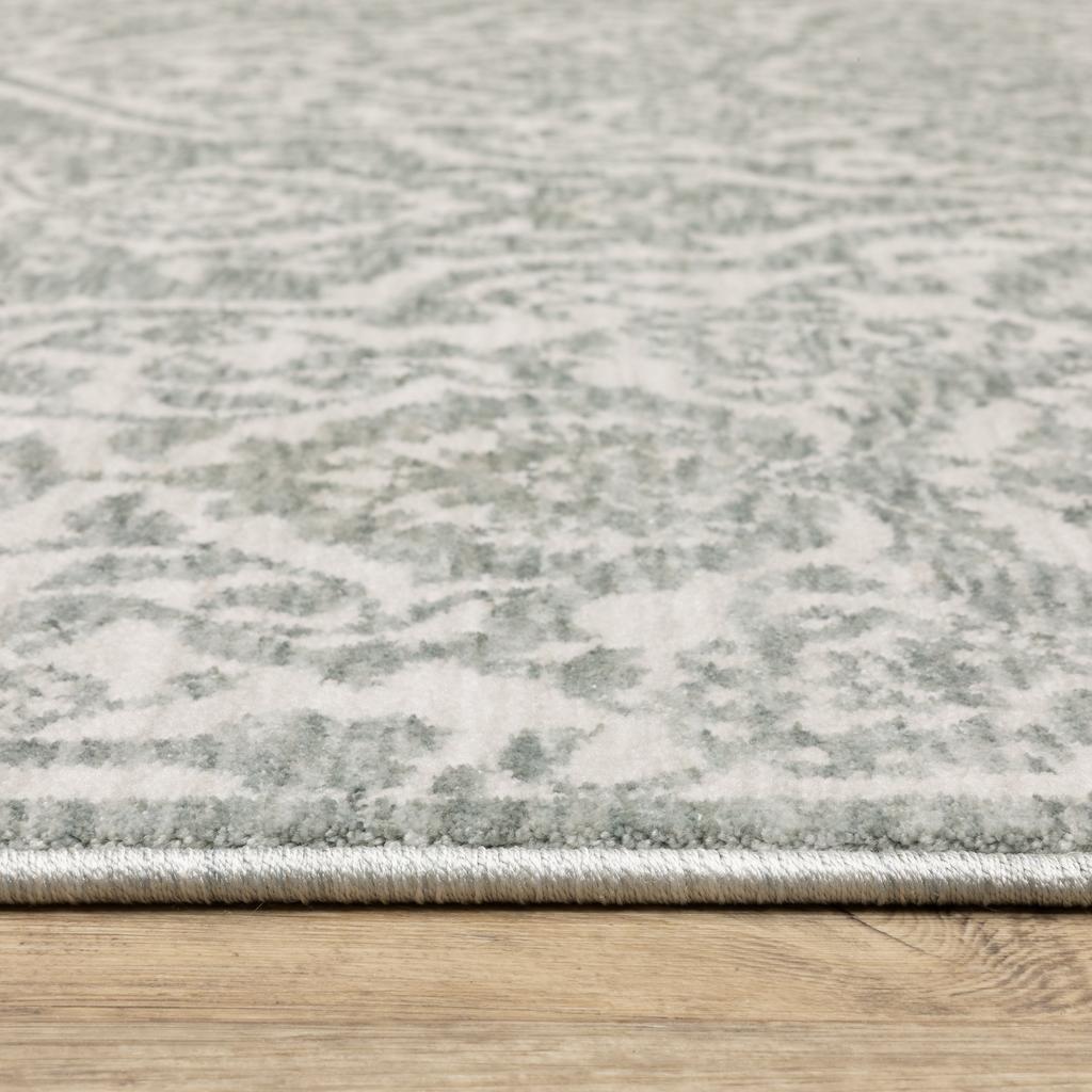 Oriental Weavers Echo ECH02 Green Rectangle Indoor Area Rug Medallion Pattern-