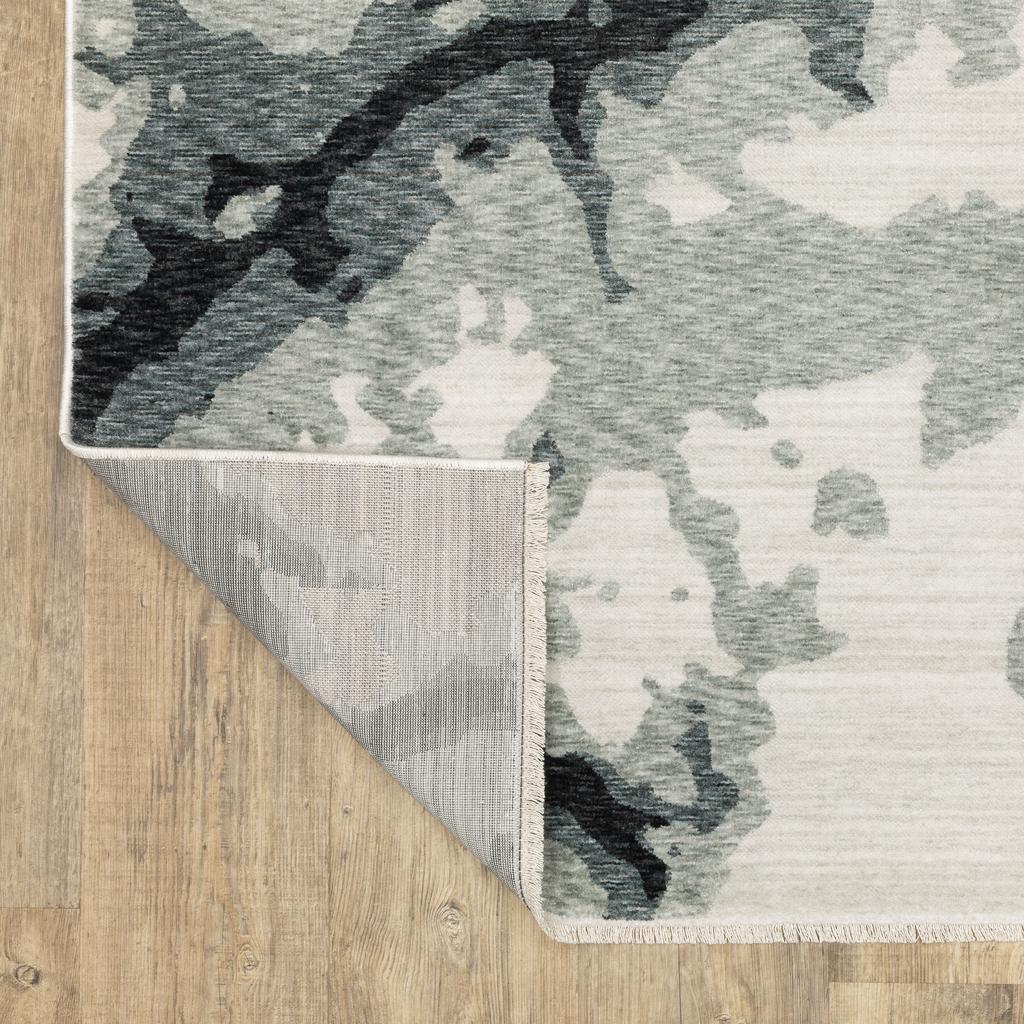 Oriental Weavers Echo ECH08 Blue Rectangle Indoor Area Rug Abstract Pattern-