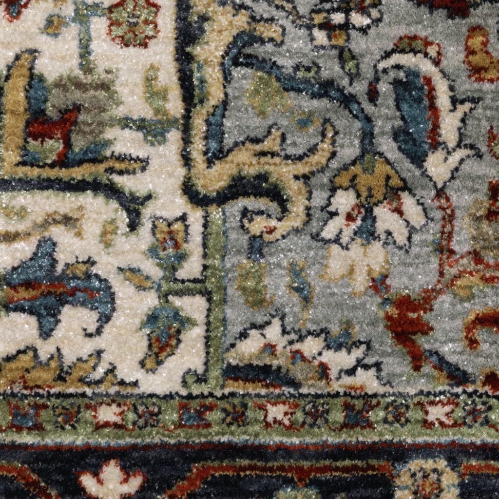 Oriental Weavers Eliana ELI11 Red Rectangle Indoor Runner Oriental Pattern-