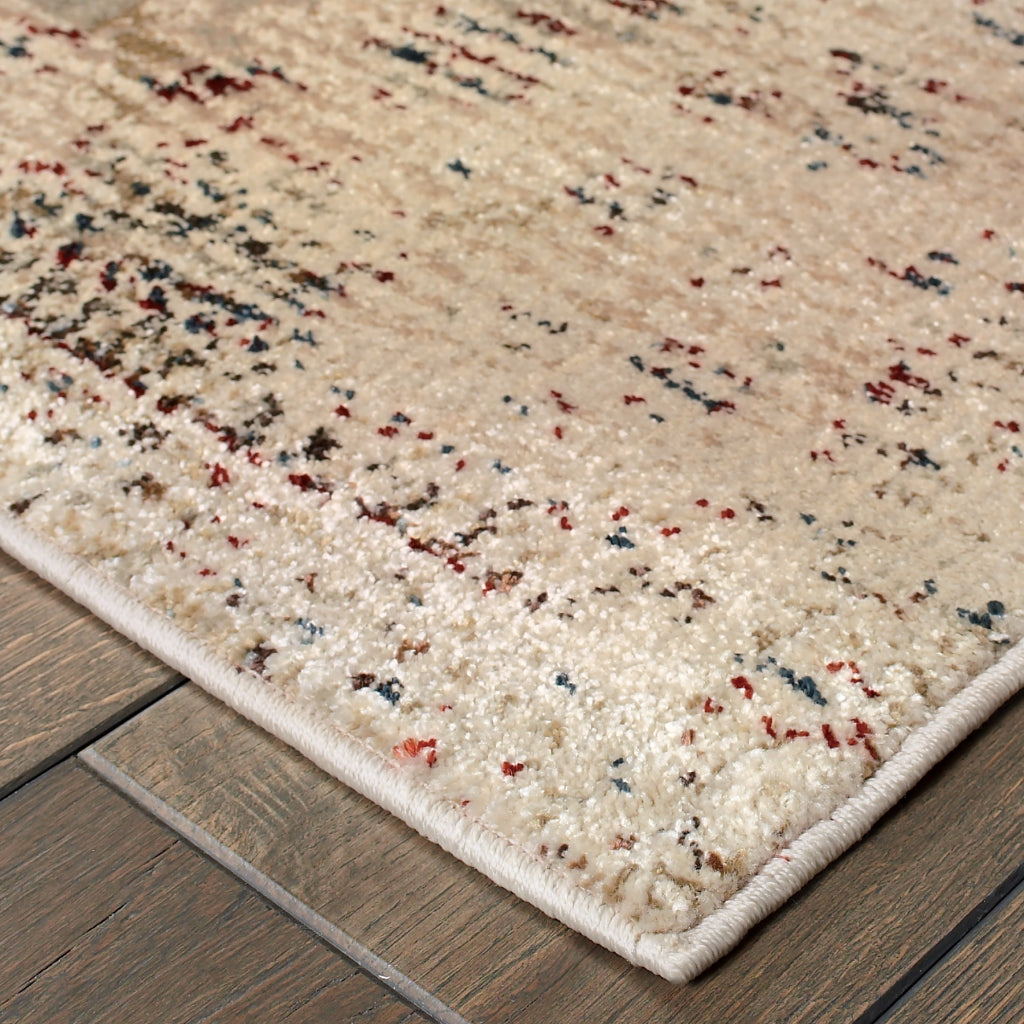 Oriental Weavers Empire 028W4 Multicolor Rectangle Indoor Runner - Stain Resistant Floral Rug
