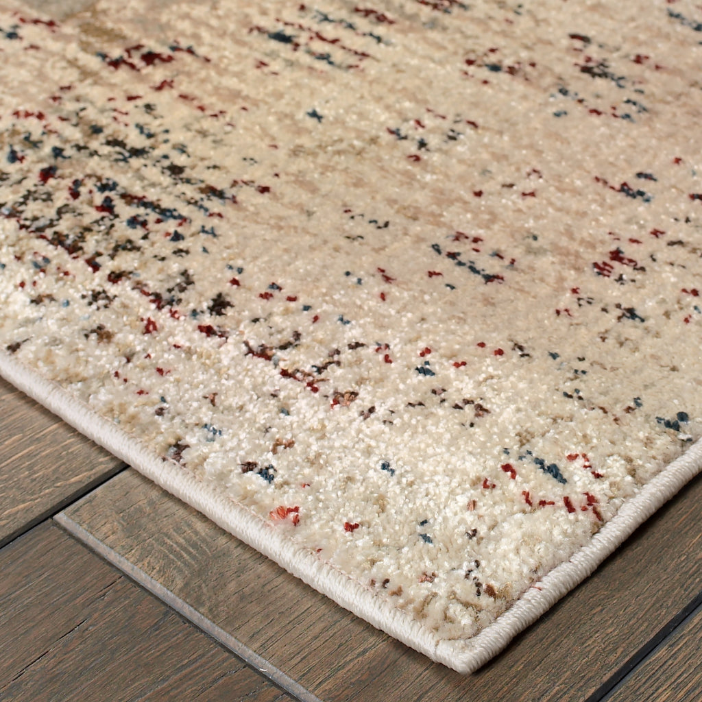 Oriental Weavers Empire 028W4 Multicolor Rectangle Indoor Area Rug - Stain Resistant Floral Rug