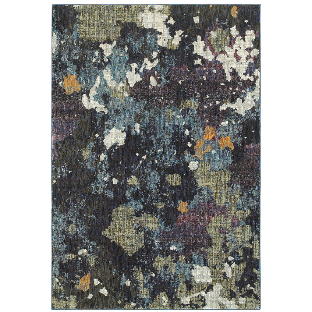 Oriental Weavers Evolution 8029A Multicolor Rectangle Indoor Area Rug - Durable Stain Resistant Contemporary Rug with Abstract Design-