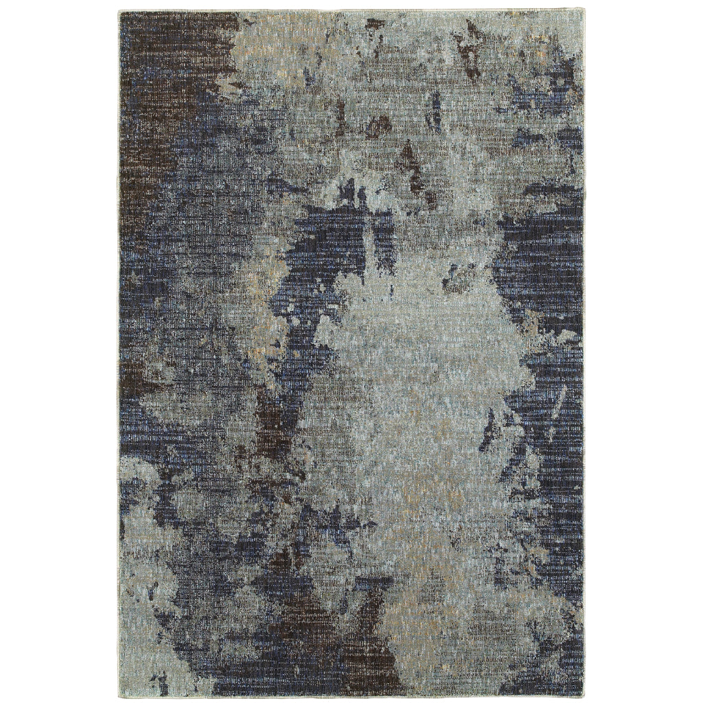 Oriental Weavers Evolution 8049B Multicolor Rectangle Indoor Area Rug - Durable Stain Resistant Contemporary Rug with Abstract Design-
