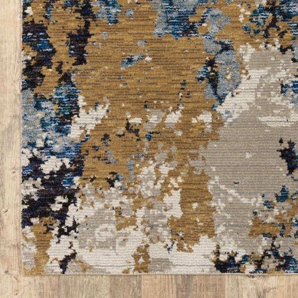 Oriental Weavers Evolution 0980A Multicolor Rectangle Indoor Area Rug - Durable Stain Resistant Contemporary Rug with Abstract Design
