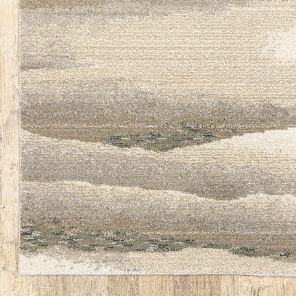 Oriental Weavers Evolution 0982C Multicolor Rectangle Indoor Runner - Durable Stain Resistant Contemporary Rug with Abstract Design