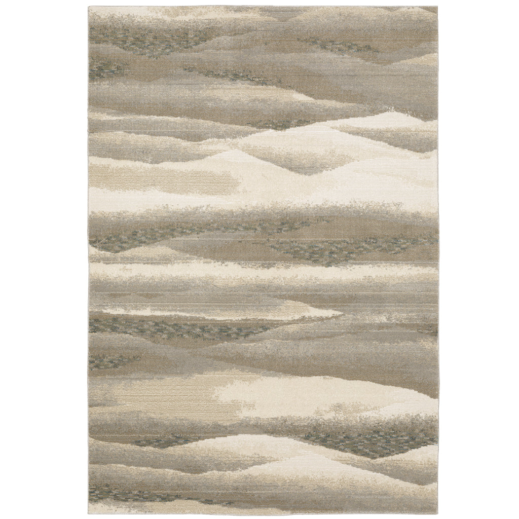 Oriental Weavers Evolution 0982C Multicolor Rectangle Indoor Area Rug - Durable Stain Resistant Contemporary Rug with Abstract Design