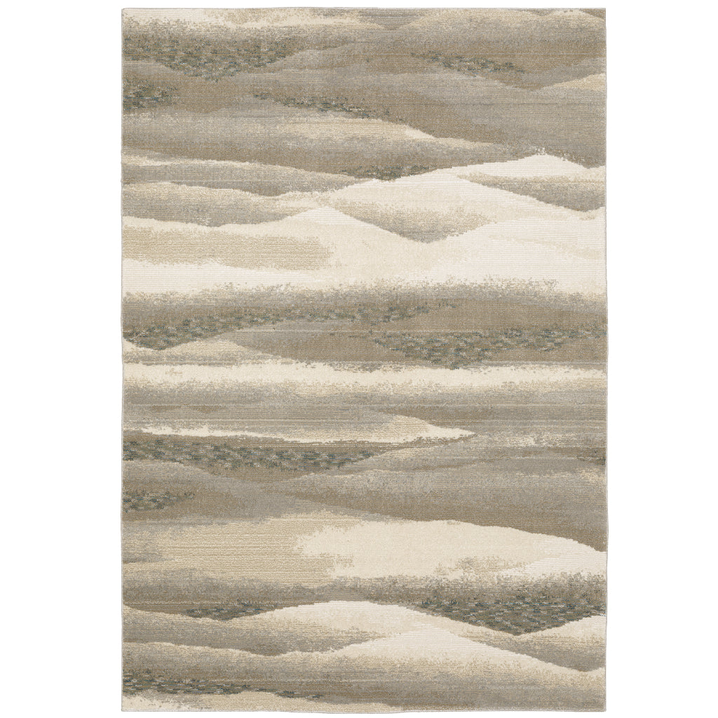 Oriental Weavers Evolution 0982C Multicolor Rectangle Indoor Area Rug - Durable Stain Resistant Contemporary Rug with Abstract Design-