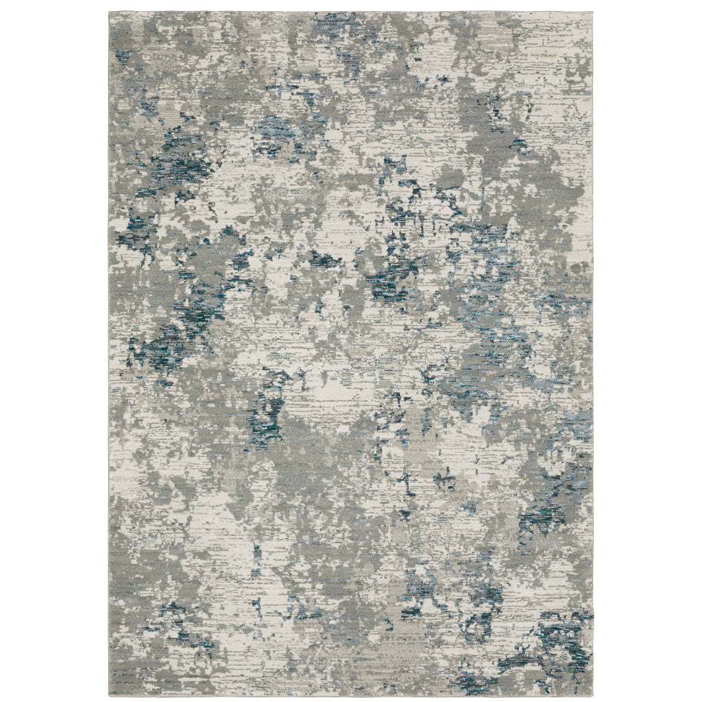 Oriental Weavers Evolution 0984D Multicolor Rectangle Indoor Area Rug - Durable Stain Resistant Contemporary Rug with Abstract Design-