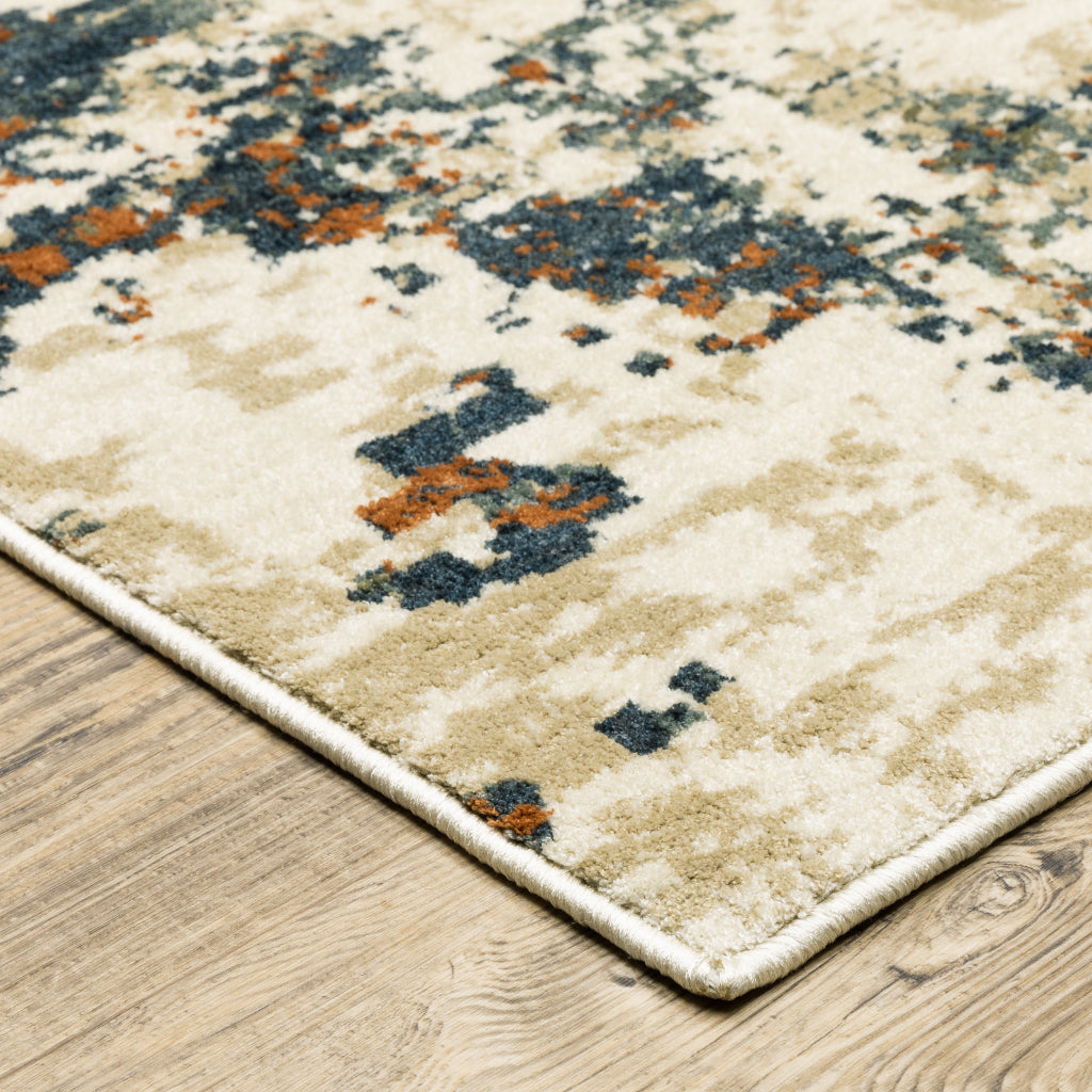 Oriental Weavers Fiona 532W6 Multicolor Rectangle Indoor Area Rug - Stain Resistant Abstract Rug