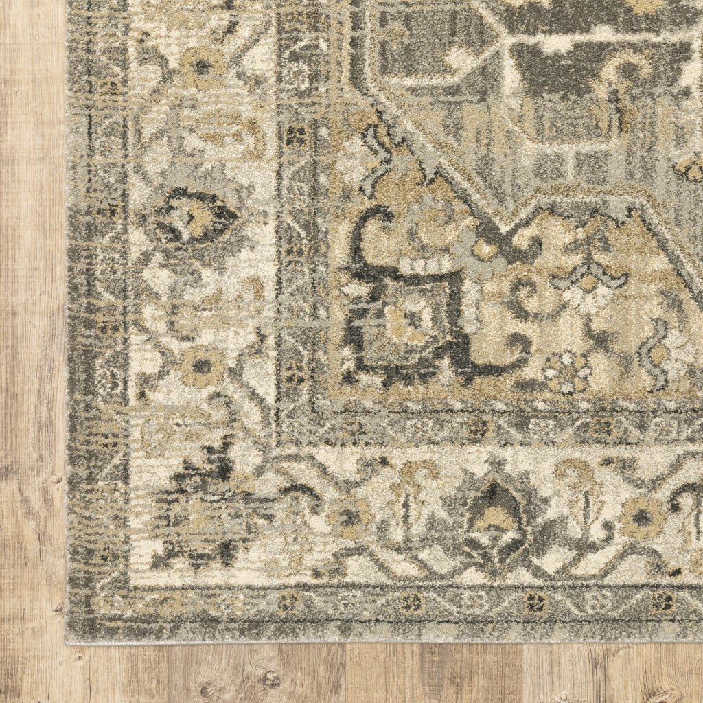 Oriental Weavers Florence 1805X Multicolor Rectangle Indoor Runner - Luxuriously Soft &amp; Stain Resistant Vintage Style Rug with Medallion Design