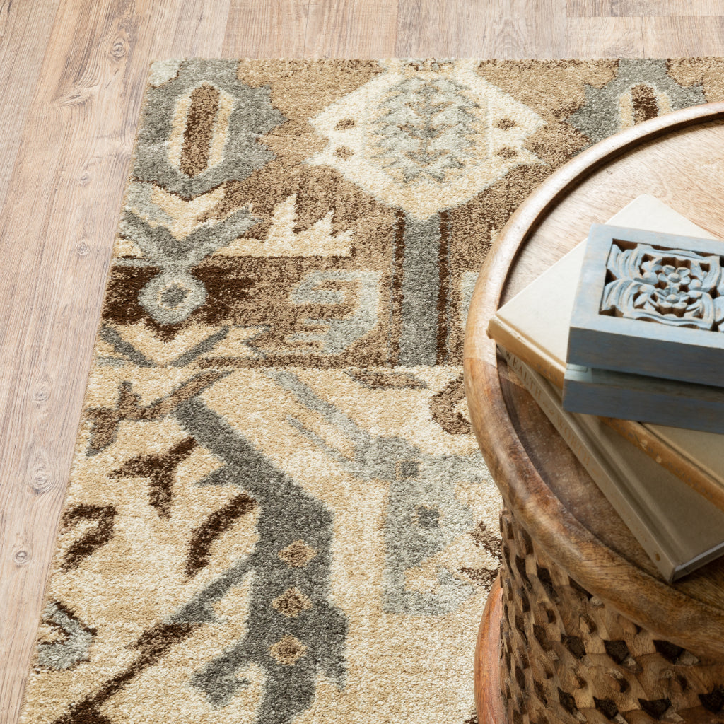 Oriental Weavers Florence 5090D Multicolor Rectangle Indoor Runner - Luxuriously Soft &amp; Stain Resistant Vintage Style Rug with Medallion Design