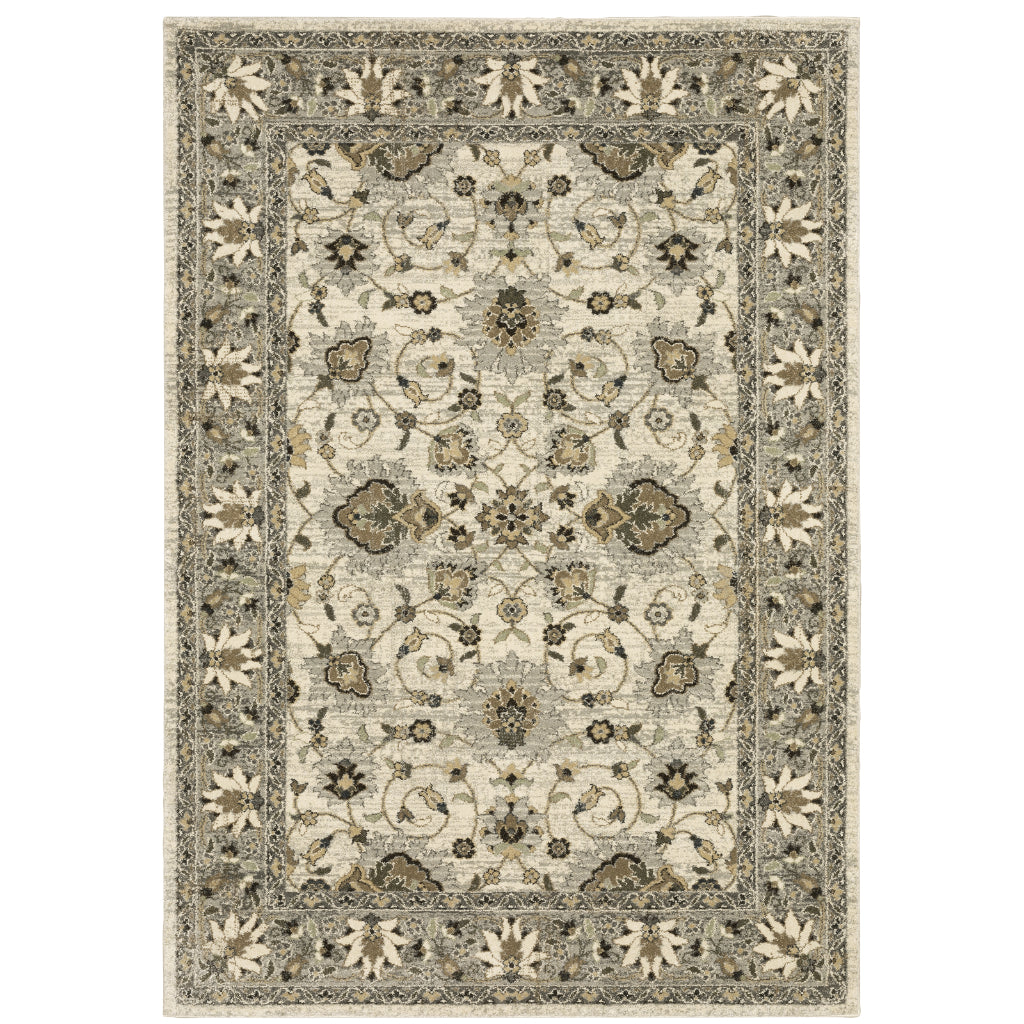 Oriental Weavers Florence 5508I Multicolor Rectangle Indoor Area Rug - Luxuriously Soft & Stain Resistant Vintage Style Rug with Oriental Design-