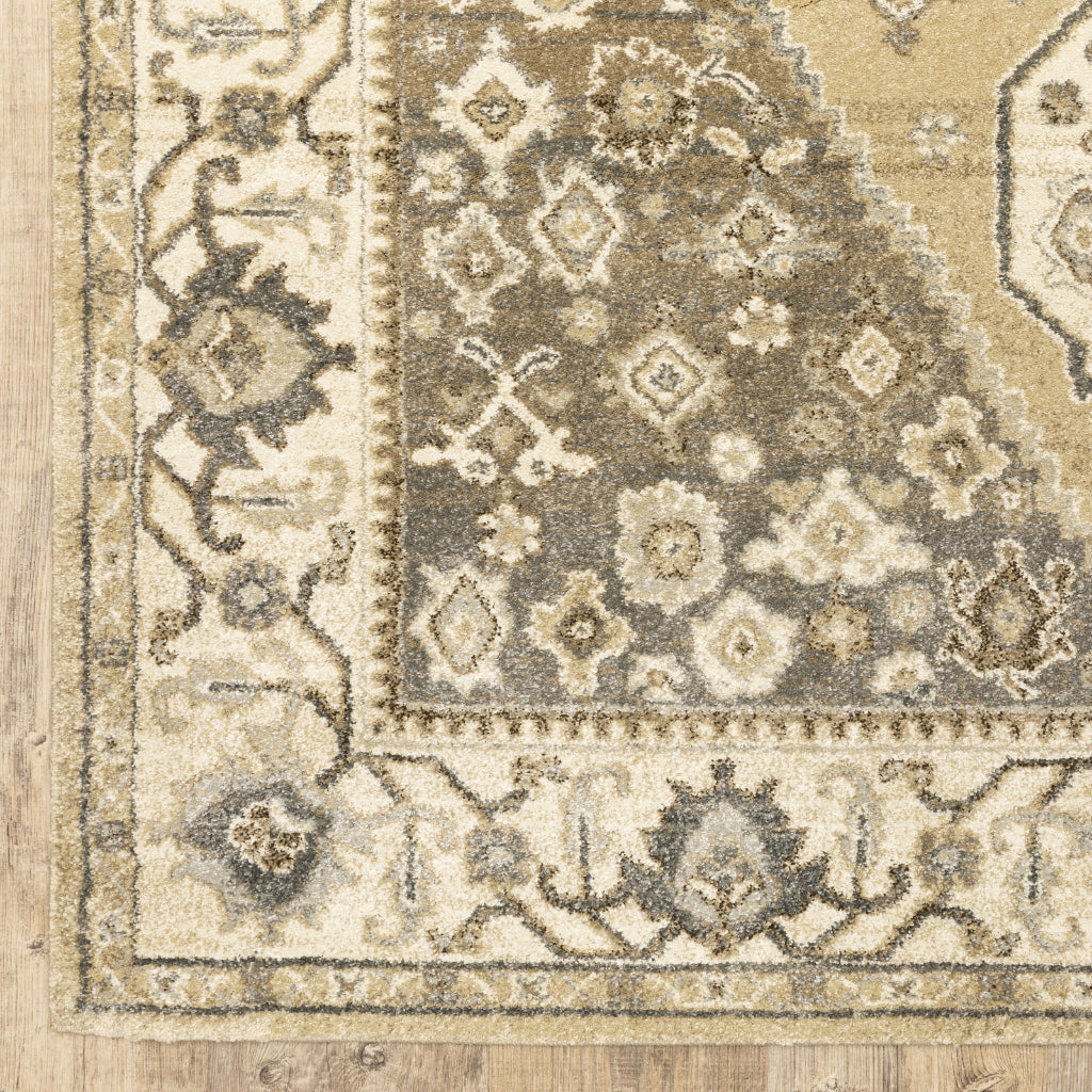 Oriental Weavers Florence 661I6 Multicolor Rectangle Indoor Runner - Luxuriously Soft & Stain Resistant Vintage Style Rug with Medallion Design-