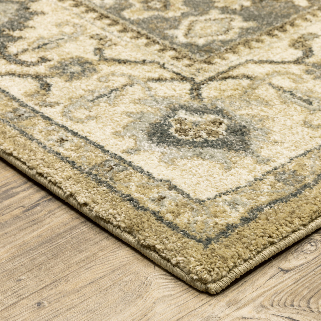 Oriental Weavers Florence 661I6 Multicolor Rectangle Indoor Runner - Luxuriously Soft & Stain Resistant Vintage Style Rug with Medallion Design-