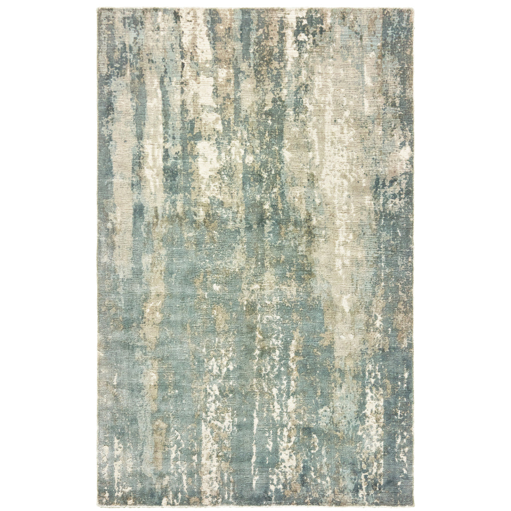 Oriental Weavers Formations 70002 Multicolor Rectangle Indoor Area Rug - Hand Loomed Abstract Rug Made of 100% Viscose