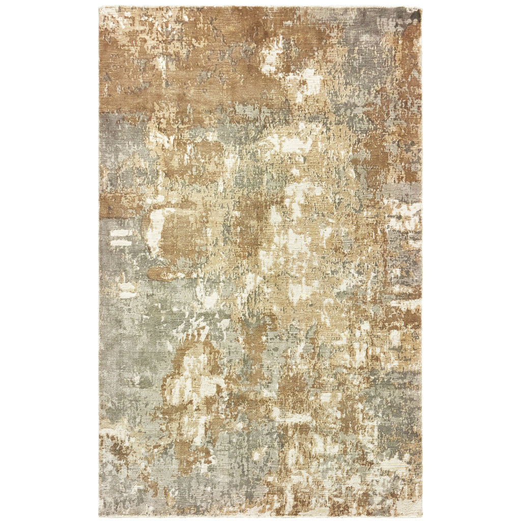 Oriental Weavers Formations 70003 Multicolor Rectangle Indoor Area Rug - Hand Loomed Abstract Rug Made of 100% Viscose-