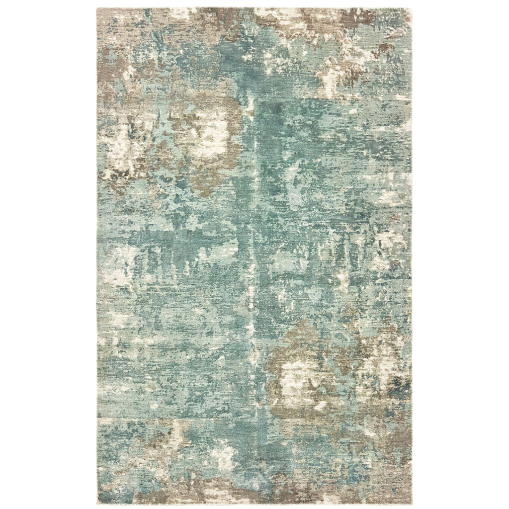 Oriental Weavers Formations 70005 Multicolor Rectangle Indoor Area Rug - Hand Loomed Abstract Rug Made of 100% Viscose-