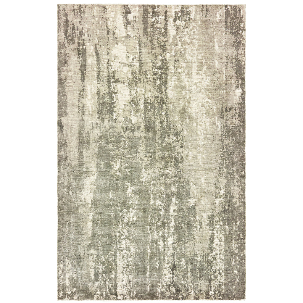 Oriental Weavers Formations 70006 Gray Rectangle Indoor Area Rug - Hand Loomed Abstract Rug Made of 100% Viscose-