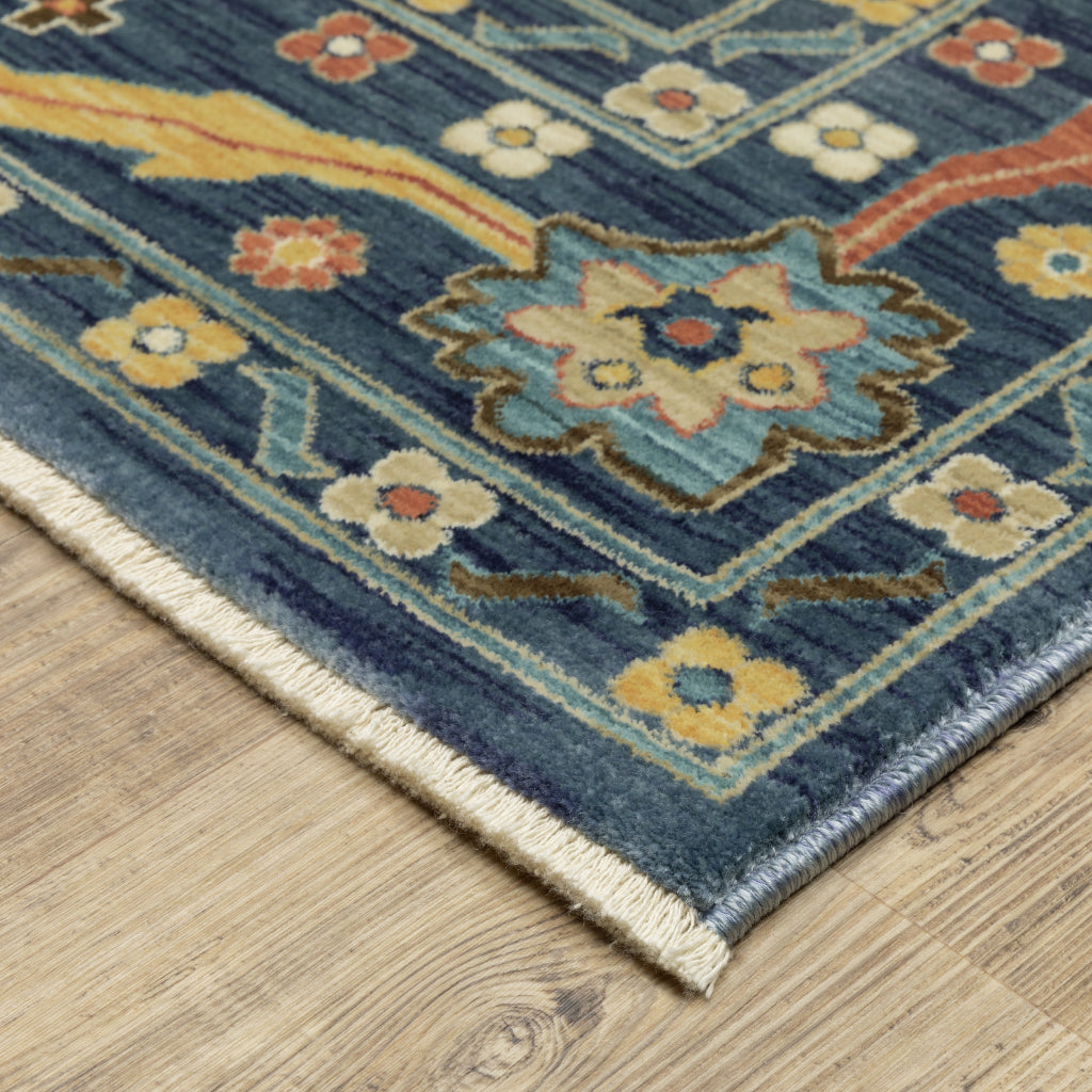 Oriental Weavers Francesca FR03F Multicolor Rectangle Indoor Area Rug - Stain Resistant Floral Rug