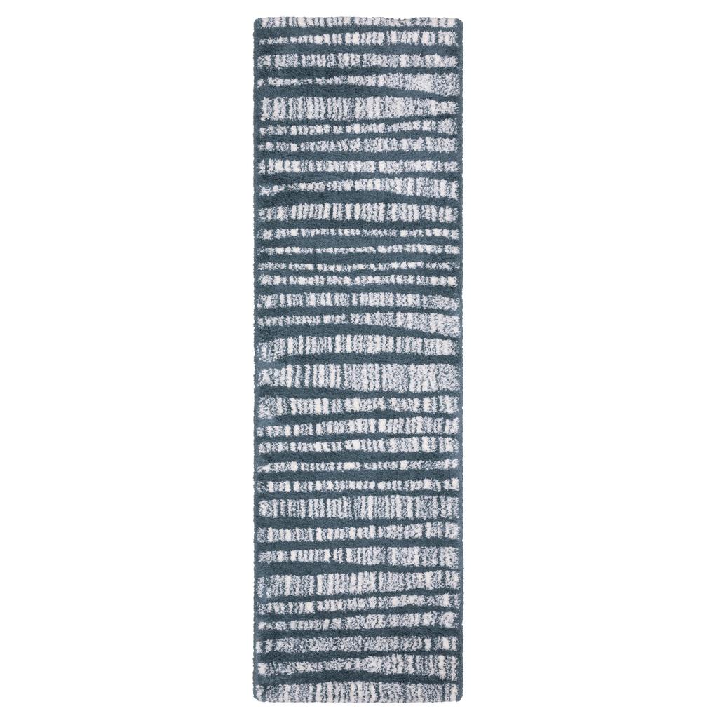 Oriental Weavers Galileo GAL01 Blue Rectangle Indoor Runner Stripe Pattern-