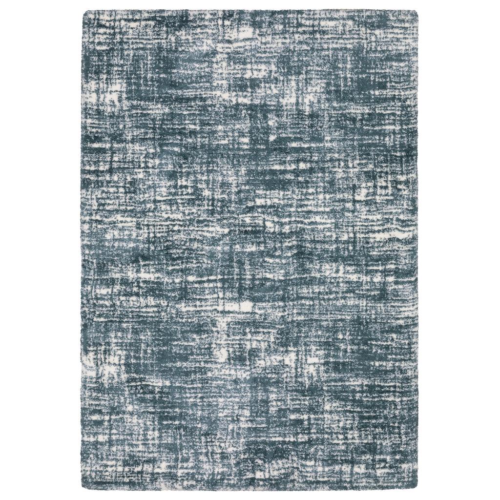 Oriental Weavers Galileo GAL08 Blue Rectangle Indoor Area Rug Gridwork Pattern-