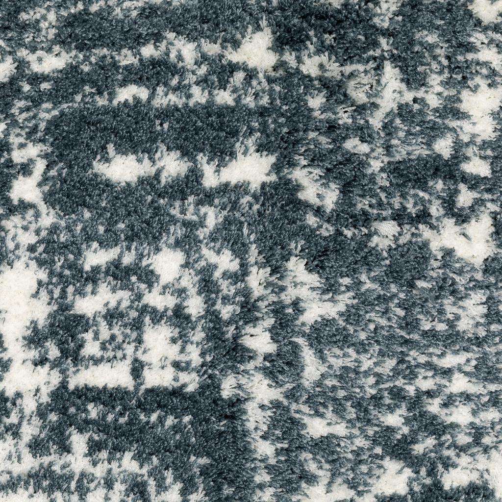 Oriental Weavers Galileo GAL08 Blue Rectangle Indoor Area Rug Gridwork Pattern-