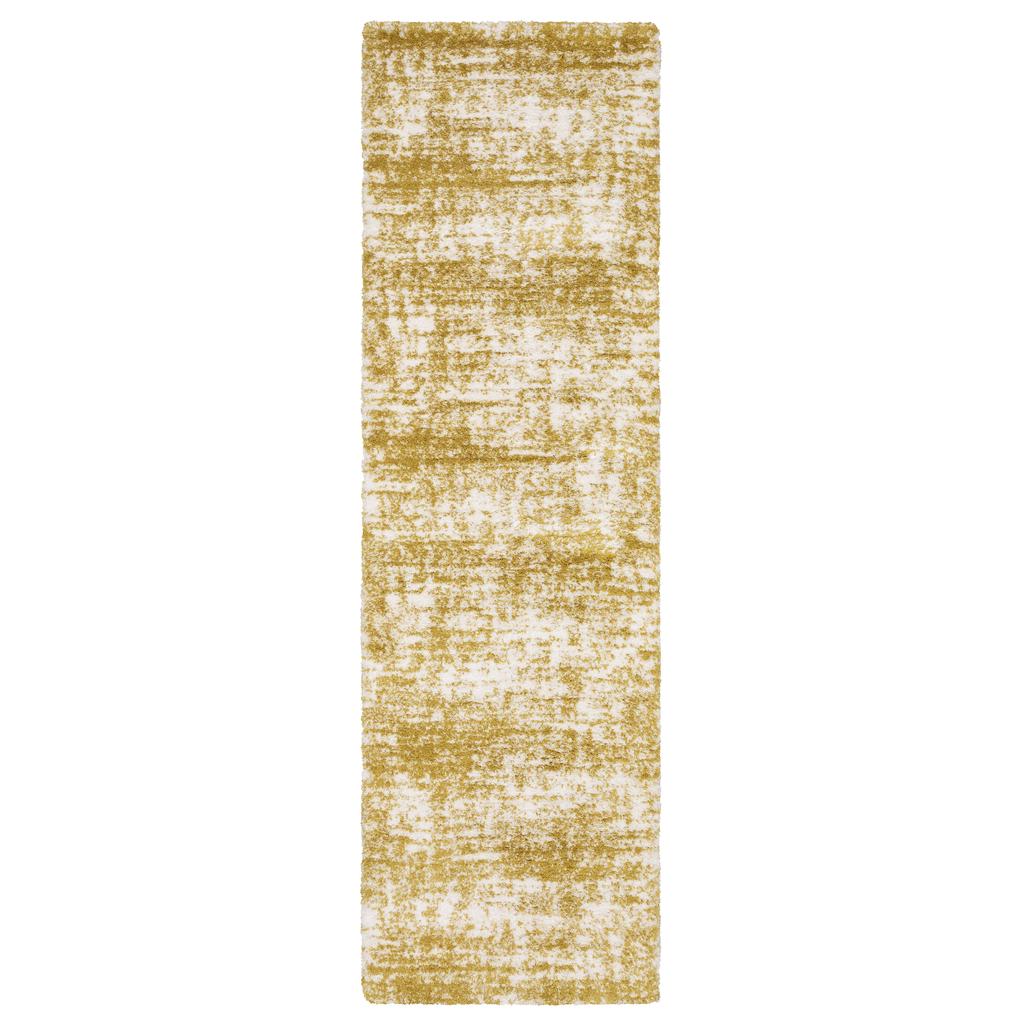 Oriental Weavers Galileo GAL10 Gold Rectangle Indoor Runner Abstract Pattern-