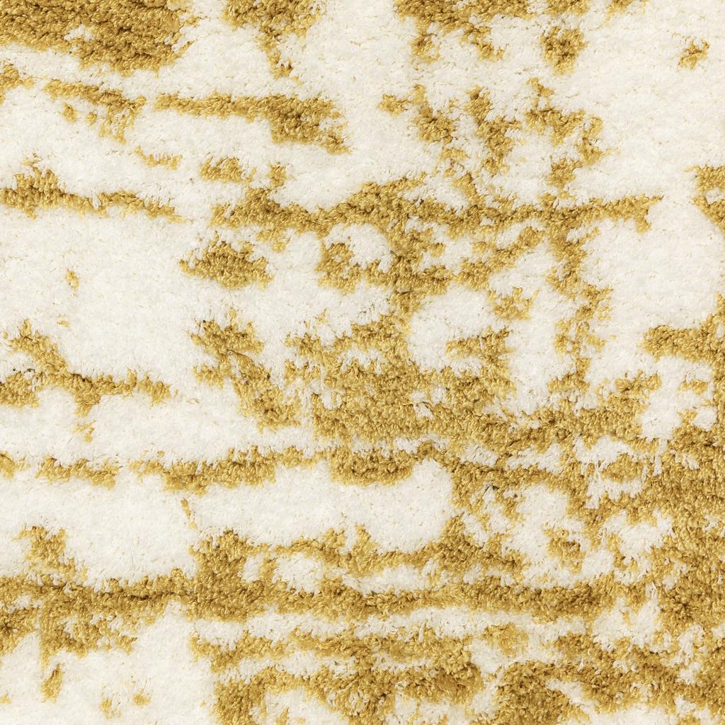 Oriental Weavers Galileo GAL10 Gold Rectangle Indoor Runner Abstract Pattern-