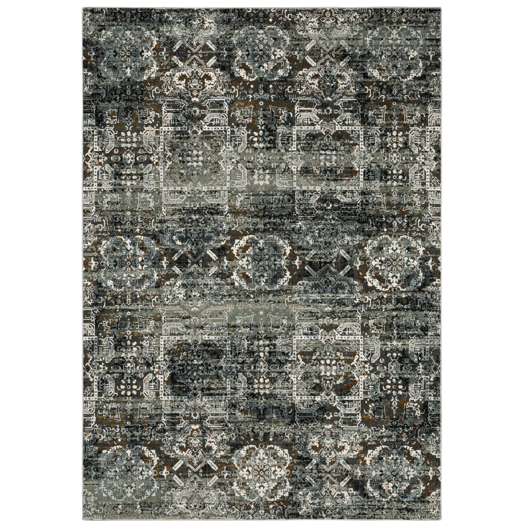 Oriental Weavers Gemini 2060V Multicolor Rectangle Indoor Area Rug - Stain Resistant Modern Rug-