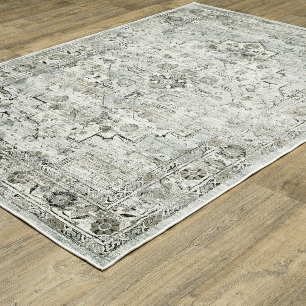 Oriental Weavers Gemini 020Z2 Multicolor Rectangle Indoor Area Rug - Stain Resistant Modern Rug