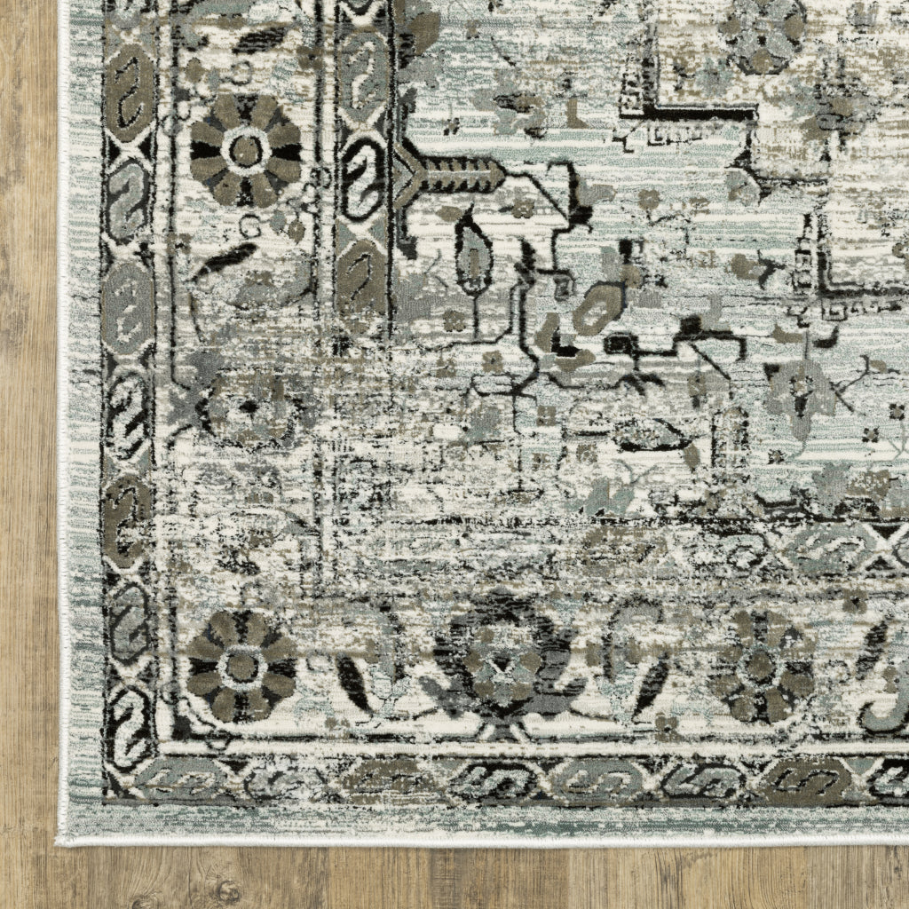 Oriental Weavers Gemini 020Z2 Multicolor Rectangle Indoor Runner - Stain Resistant Modern Rug