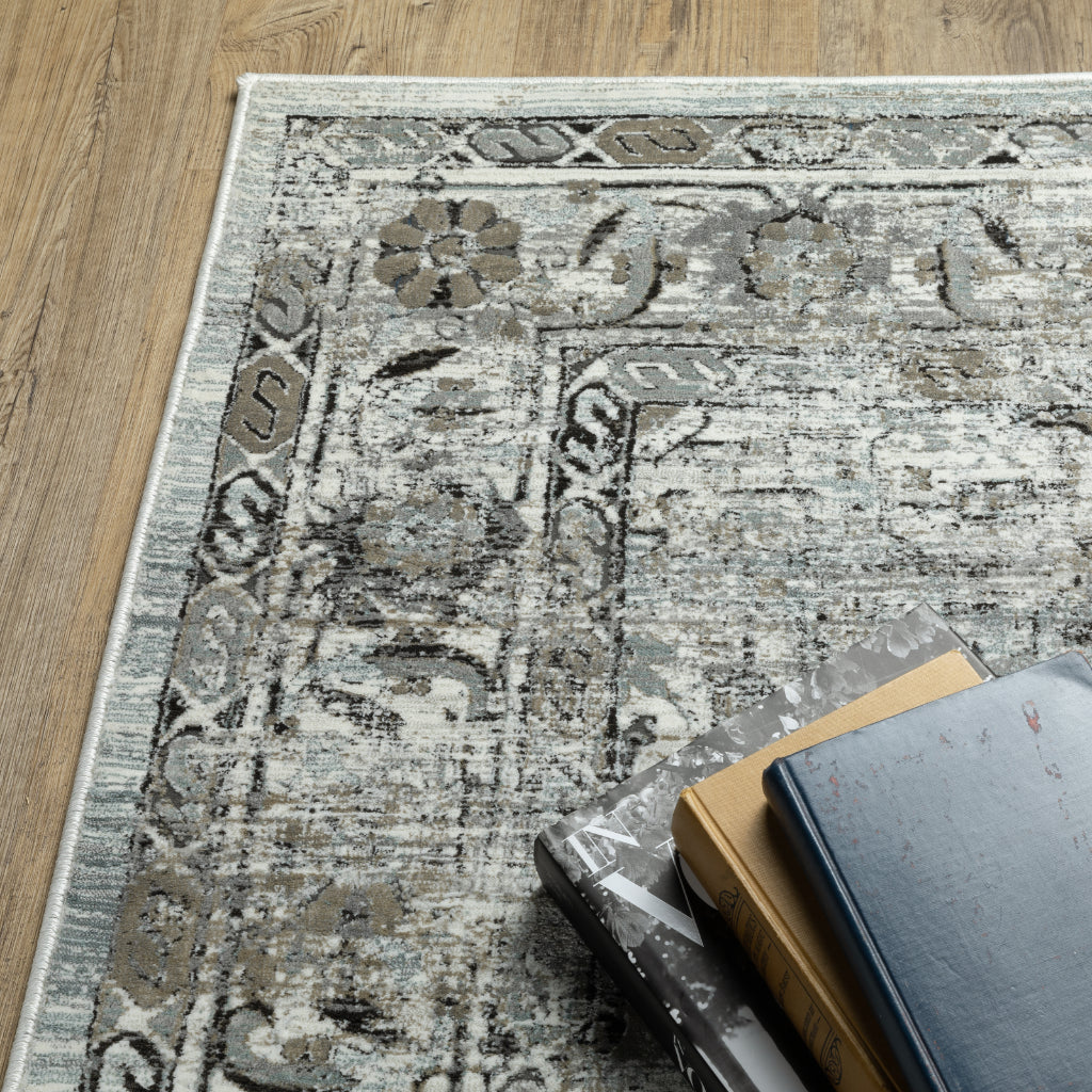 Oriental Weavers Gemini 020Z2 Multicolor Rectangle Indoor Runner - Stain Resistant Modern Rug