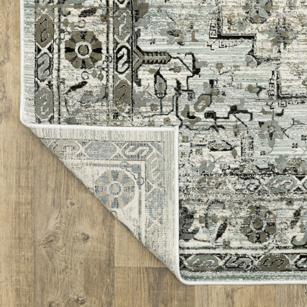 Oriental Weavers Gemini 020Z2 Multicolor Rectangle Indoor Runner - Stain Resistant Modern Rug