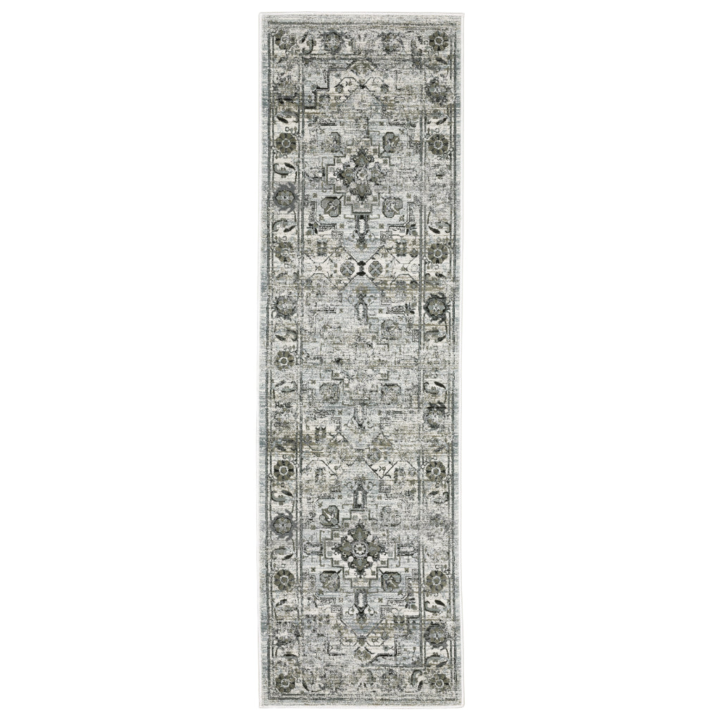 Oriental Weavers Gemini 020Z2 Multicolor Rectangle Indoor Runner - Stain Resistant Modern Rug