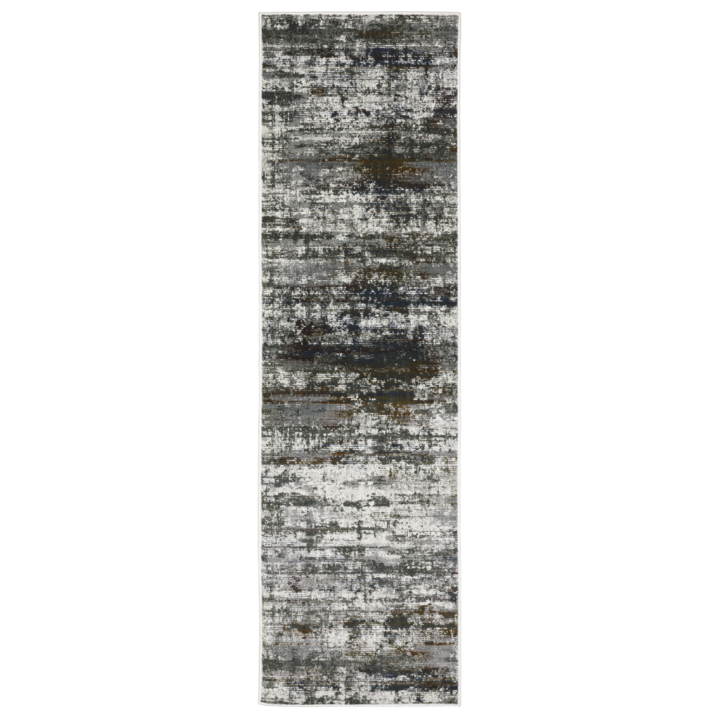 Oriental Weavers Gemini 4151U Multicolor Rectangle Indoor Runner - Stain Resistant Modern Rug-