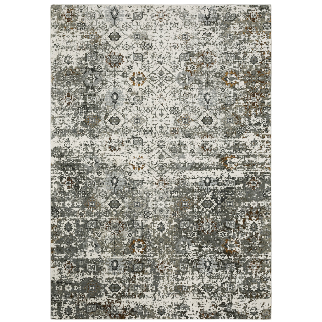 Oriental Weavers Gemini 5501J Multicolor Rectangle Indoor Area Rug - Stain Resistant Modern Rug