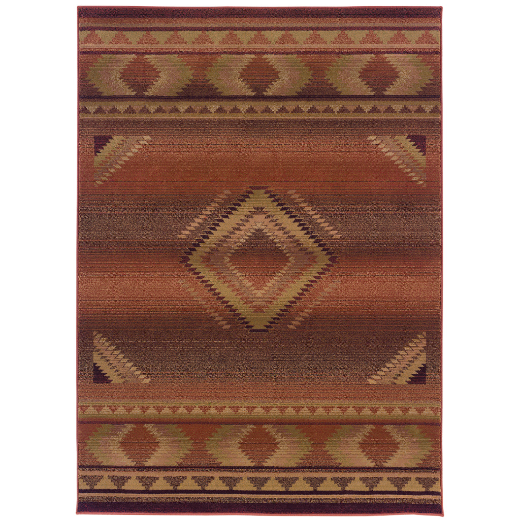 Oriental Weavers Generations 1506C Multicolor Rectangle Indoor Area Rug - Stain Resistant Contemporary Rug