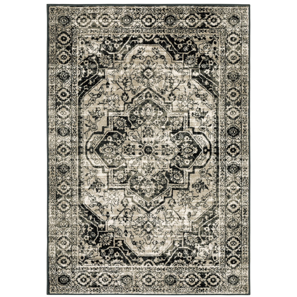 Oriental Weavers Georgia 429G0 Multicolor Rectangle Indoor Area Rug - Stain Resistant Vintage Style Rug with Medallion Design-