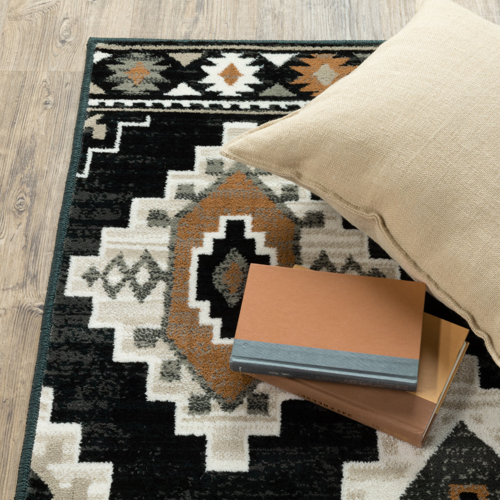 Oriental Weavers Georgia 605F0 Multicolor Rectangle Indoor Runner - Stain Resistant Farmhouse Rug