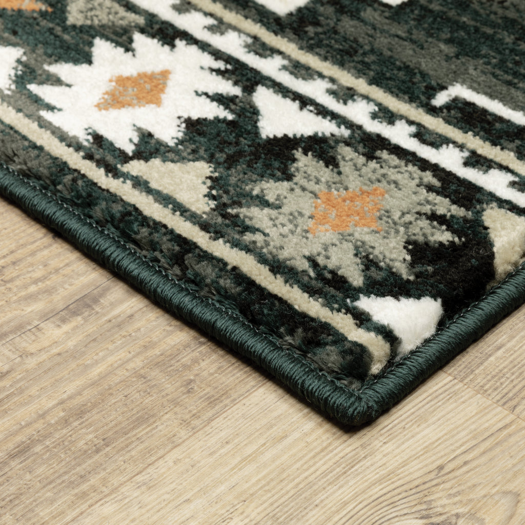 Oriental Weavers Georgia 605F0 Multicolor Rectangle Indoor Runner - Stain Resistant Farmhouse Rug