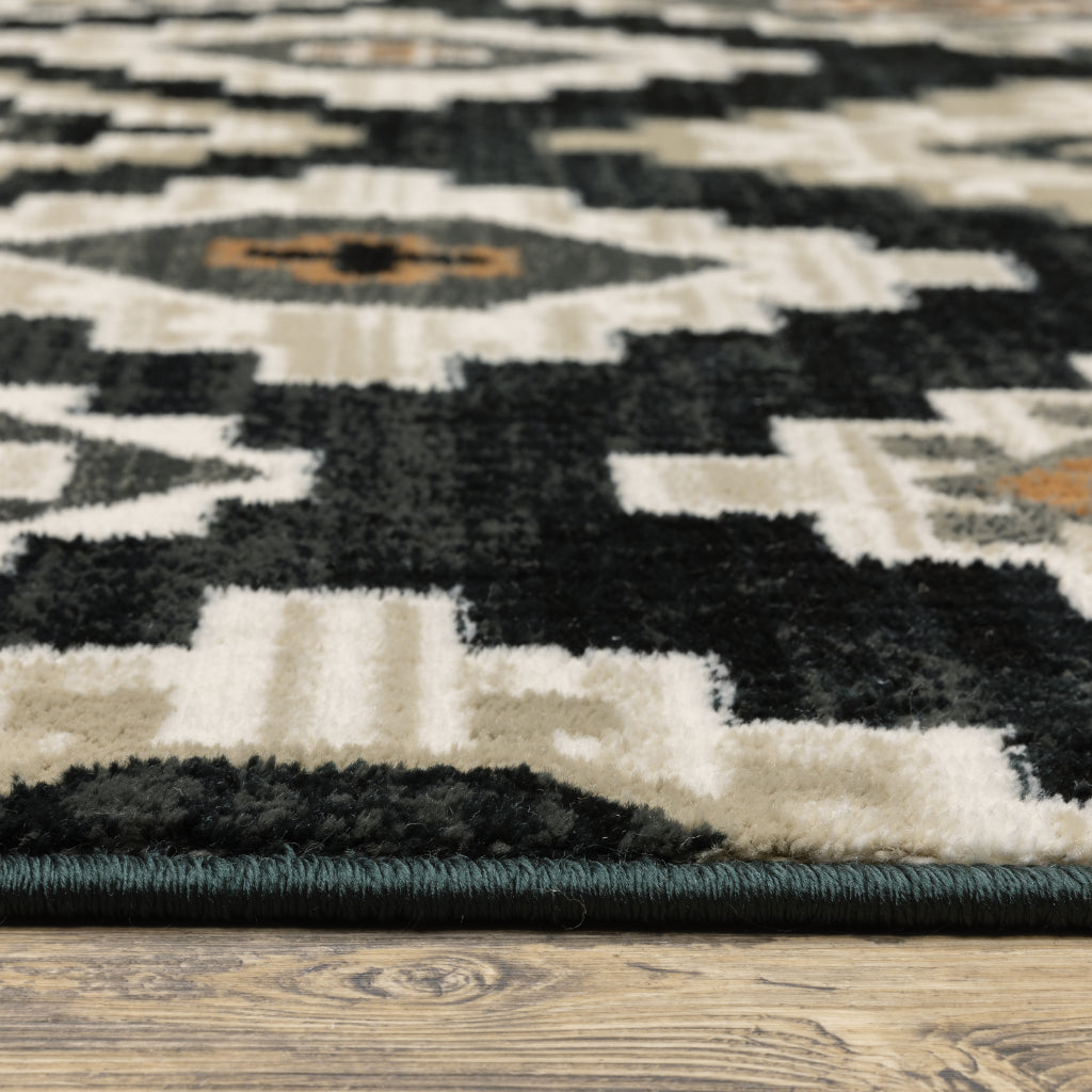 Oriental Weavers Georgia 605F0 Multicolor Rectangle Indoor Runner - Stain Resistant Farmhouse Rug