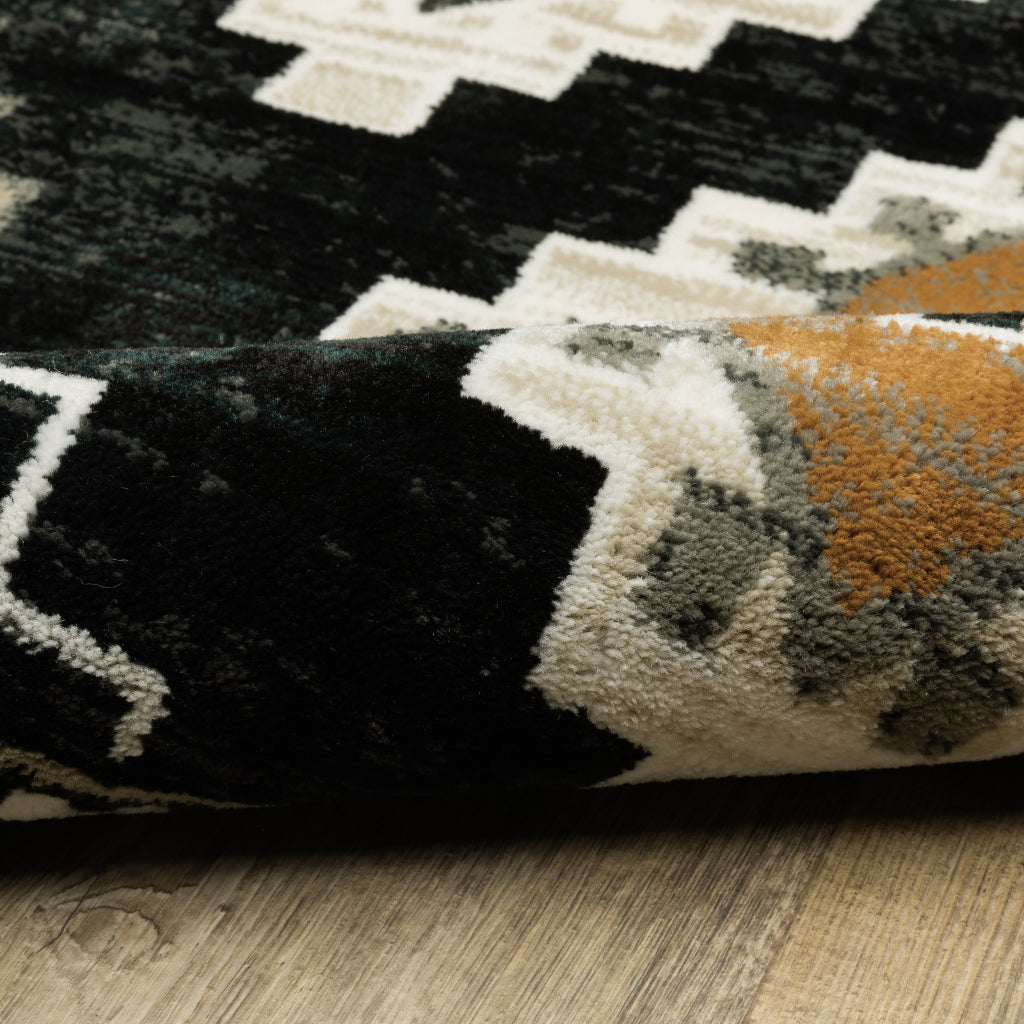 Oriental Weavers Georgia 605F0 Multicolor Rectangle Indoor Runner - Stain Resistant Farmhouse Rug