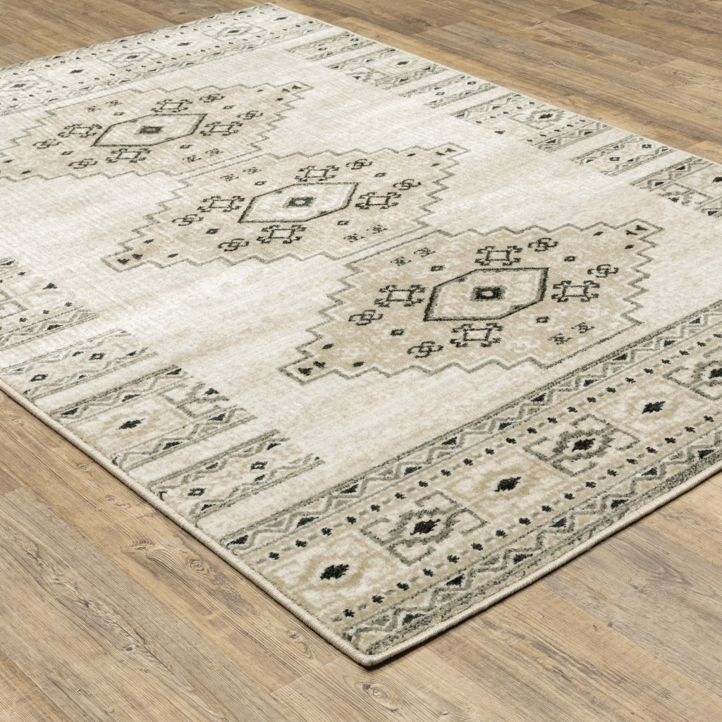 Oriental Weavers Georgia 643A0 Multicolor Rectangle Indoor Area Rug - Stain Resistant Farmhouse Rug