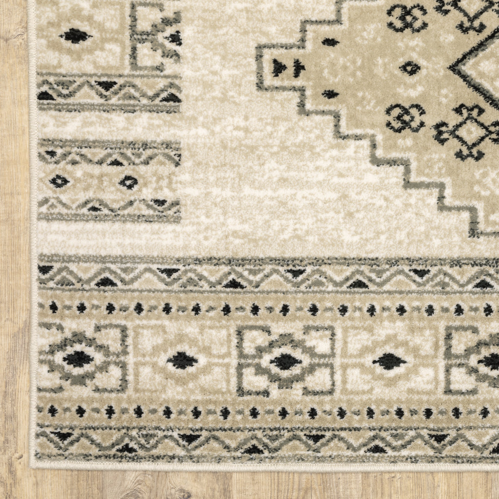 Oriental Weavers Georgia 643A0 Multicolor Rectangle Indoor Runner - Stain Resistant Farmhouse Rug